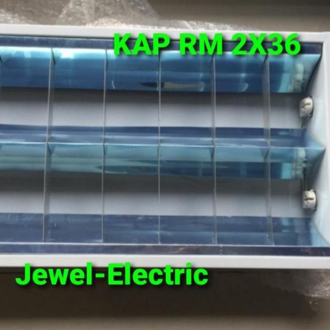 Kap Lampu RM 2X36/Housing TL RM 2x36/Rumah Lampu T8 TL Rm Inbow 2x36