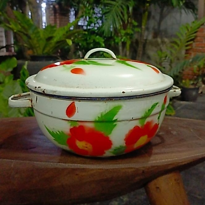 Panci Sayur Enamel Jadul