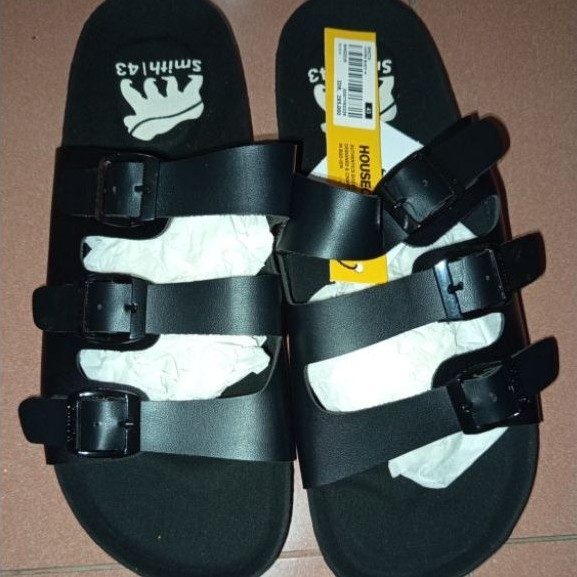 House Of Smith Sendal Slide Pria Black Elegan