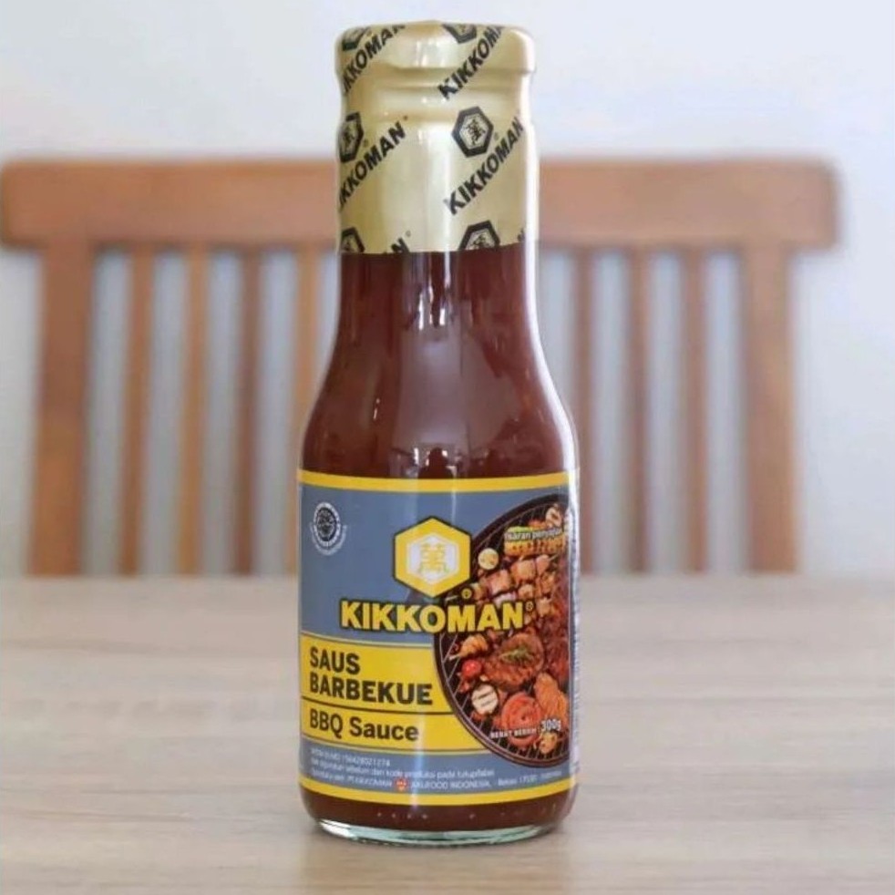KIKKOMAN SAUS BARBEKUE 300G | BBQ Sauce untuk Marinasi, Grill, Steak, Ayam & Daging