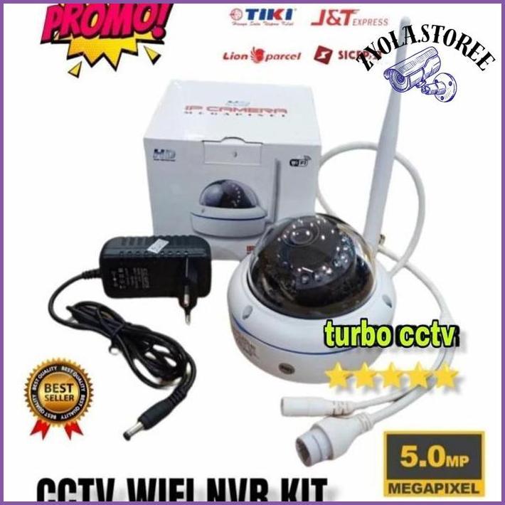 IP KAMERA CCTV INDOOR NVR KIT 5MP FULLHD DISKON