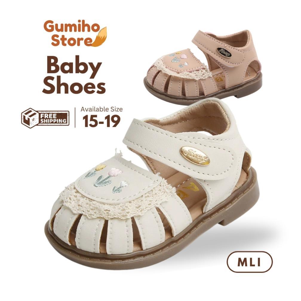 GUMIHO FREE BOX Sepatu Sandal Gladiator Anak Bayi Perempuan Pesta Elegant 1 - 24 Bulan MLI