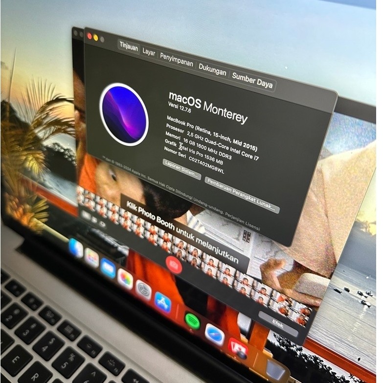 MacBook pro 16 2015