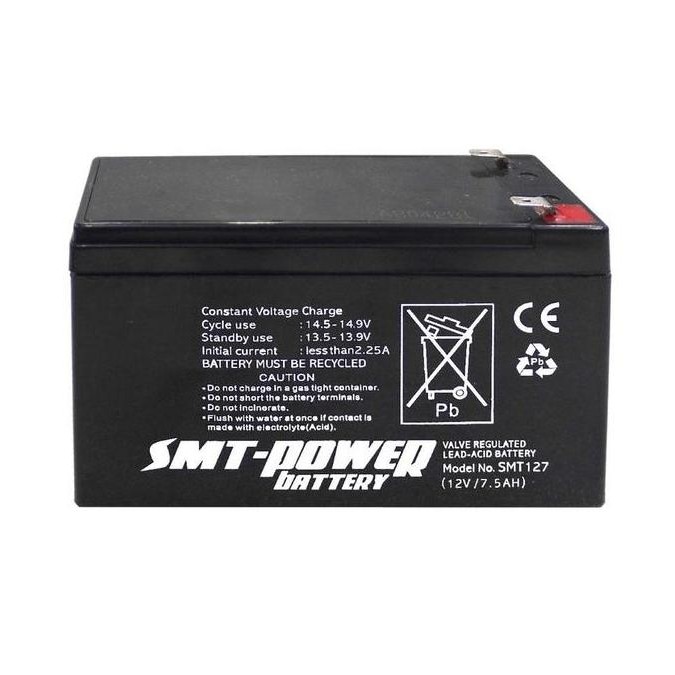 Homeid- Aki Baterai Kering Mobil Motor Pliko Mainan Anak 12V 7Ah 7,2Ah 7,5Ah