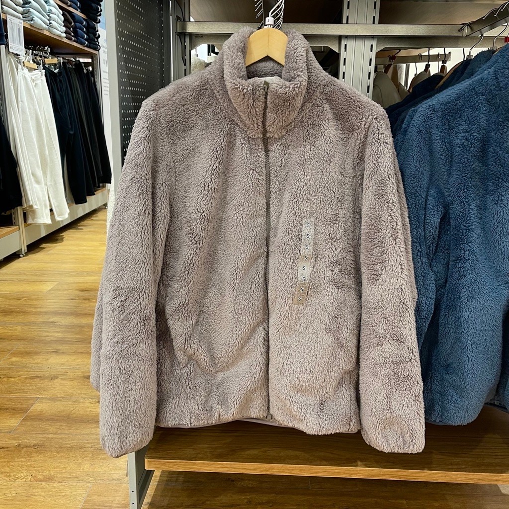 Jacket Fleece Uniqlo woman 36 Brown