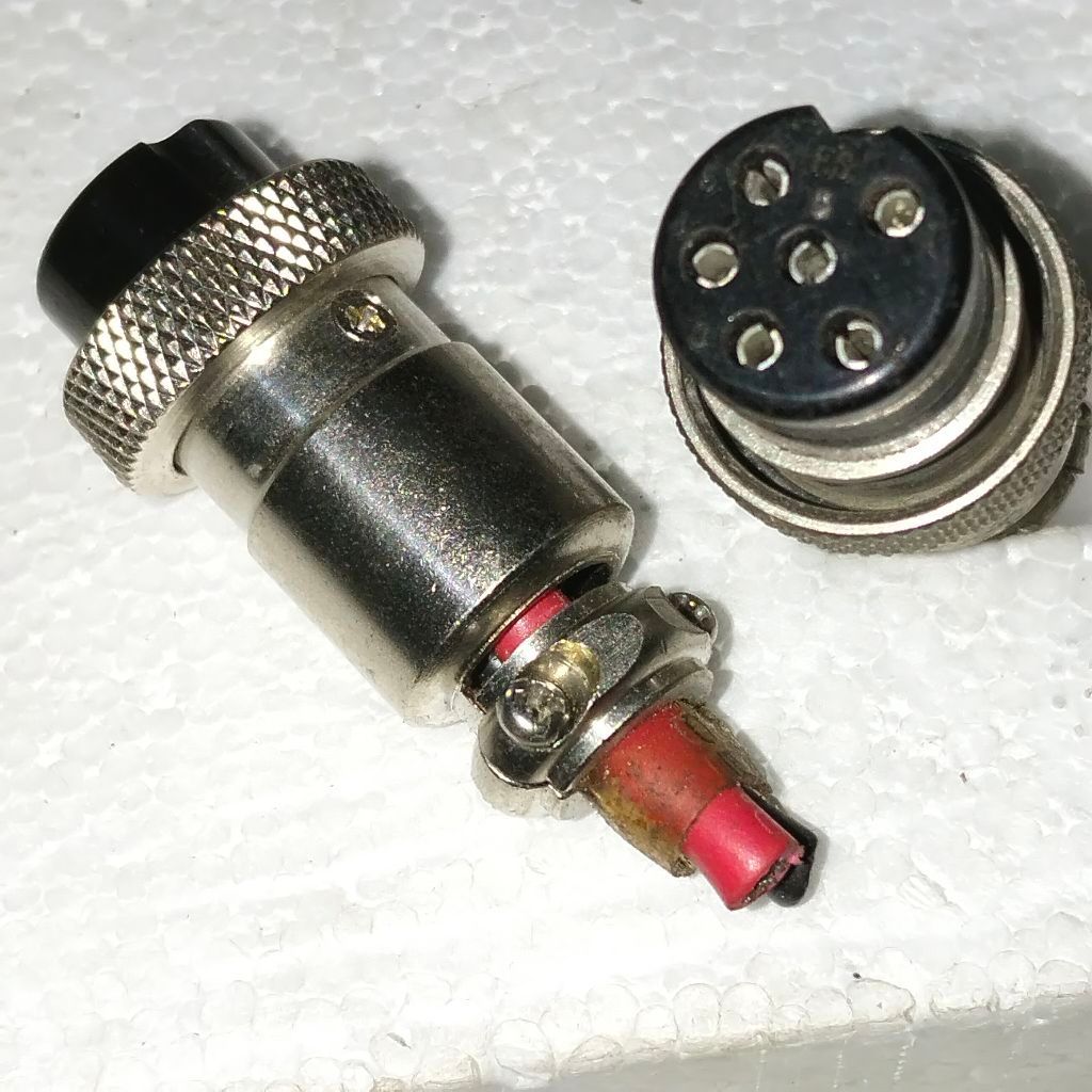 KONEKTOR CB 6 PIN KONEKTOR AVIATION PLUG