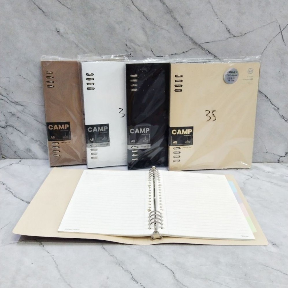 COVER BINDER A5 WENGU CAMP WARNA / MAP BINDER - WENGU