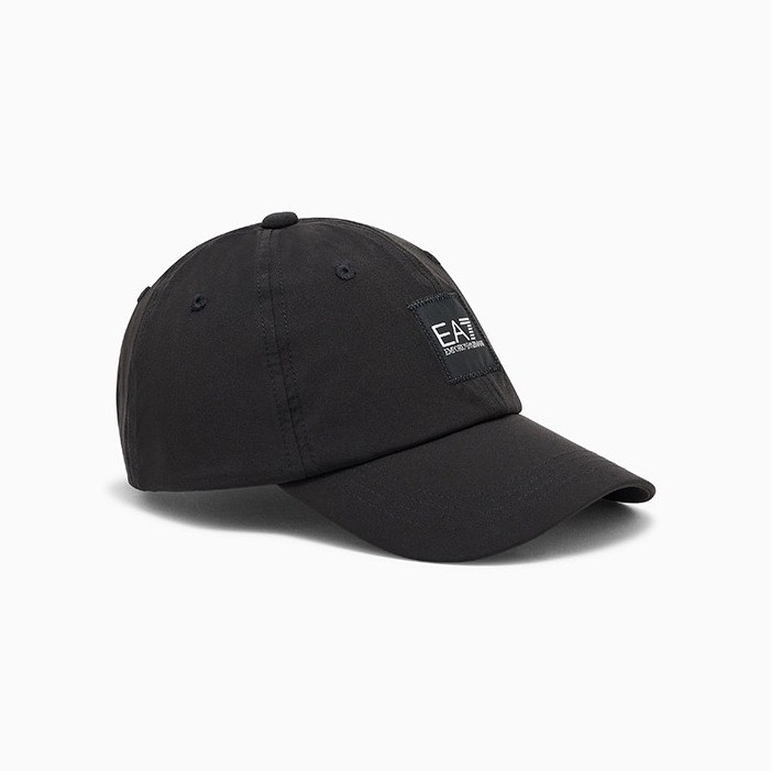TOPI PRIA -‘ BASEBALL EA7 CORE IDENTITY BLACK ORIGINAL AUTHENTIC