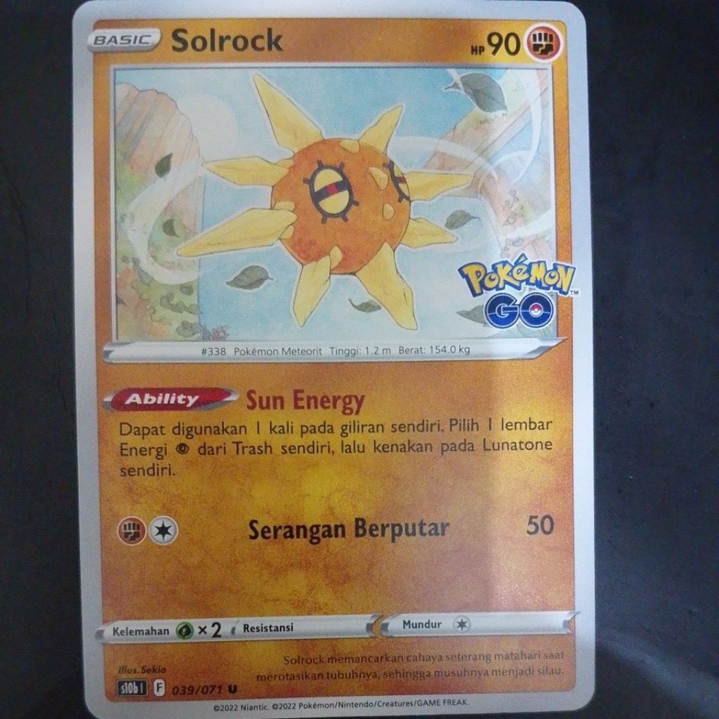 Pokemon Solrock pokemon go ind