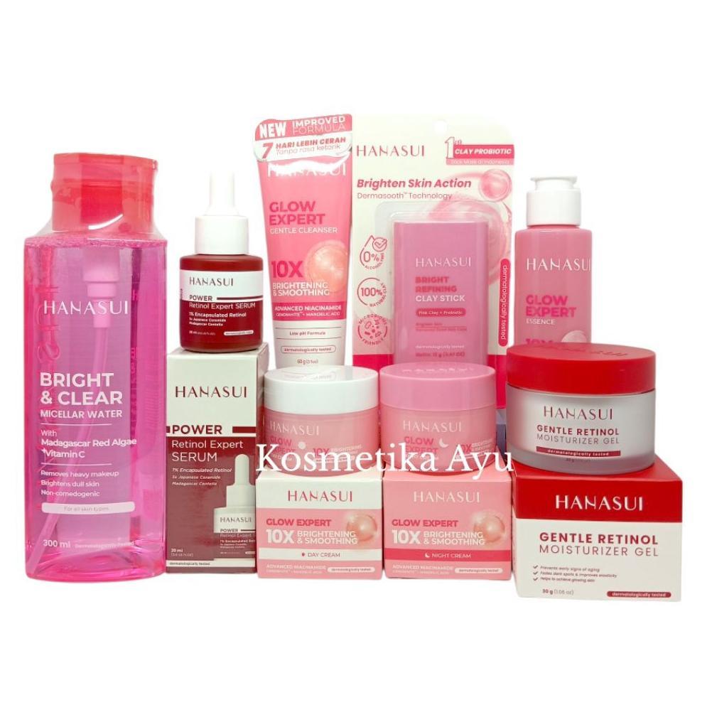 Hanasui Paket Skincare Kulit Glowing Mencerahkan
