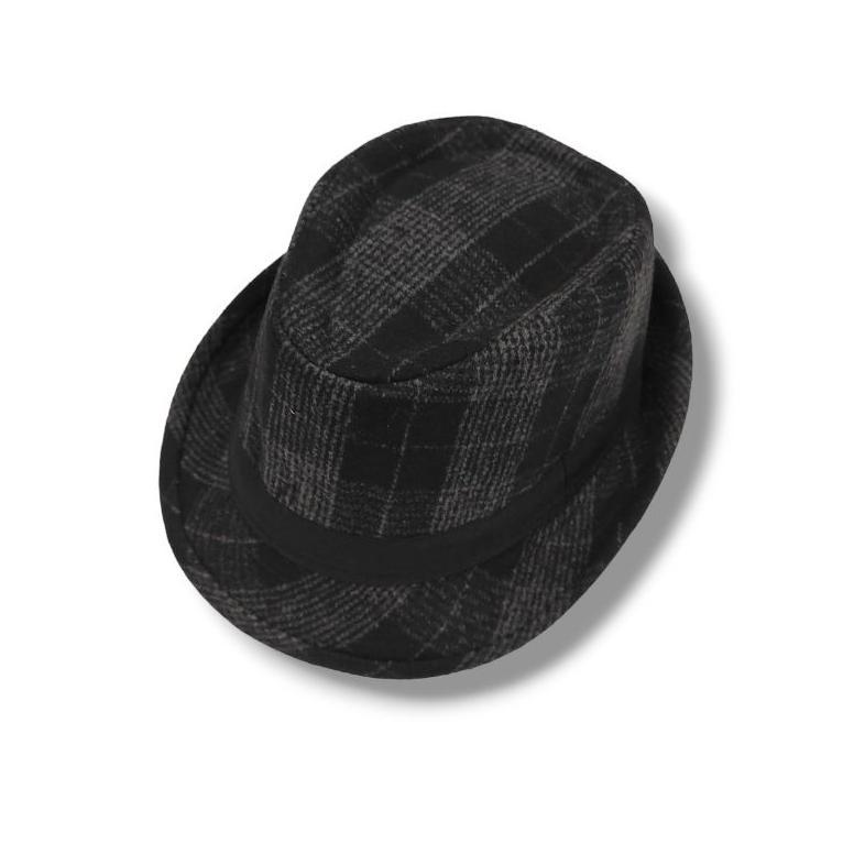 Topi Fedora hat wol pria/Topi fashion clasik import