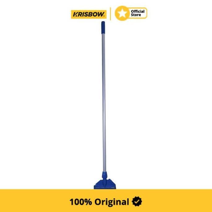 new Krisbow Gagang Pel Aluminium Tongkat Mop Stik Pembersih Handle Pel Batang Mop