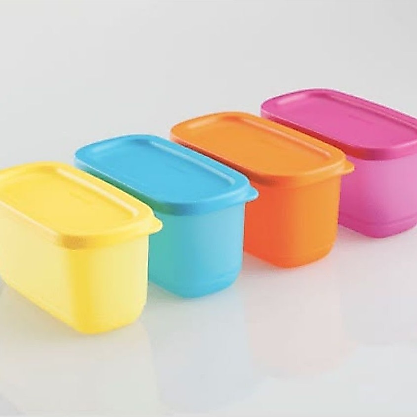 Petite Fiesta/ mini square Tupperware 250ml (1pc)