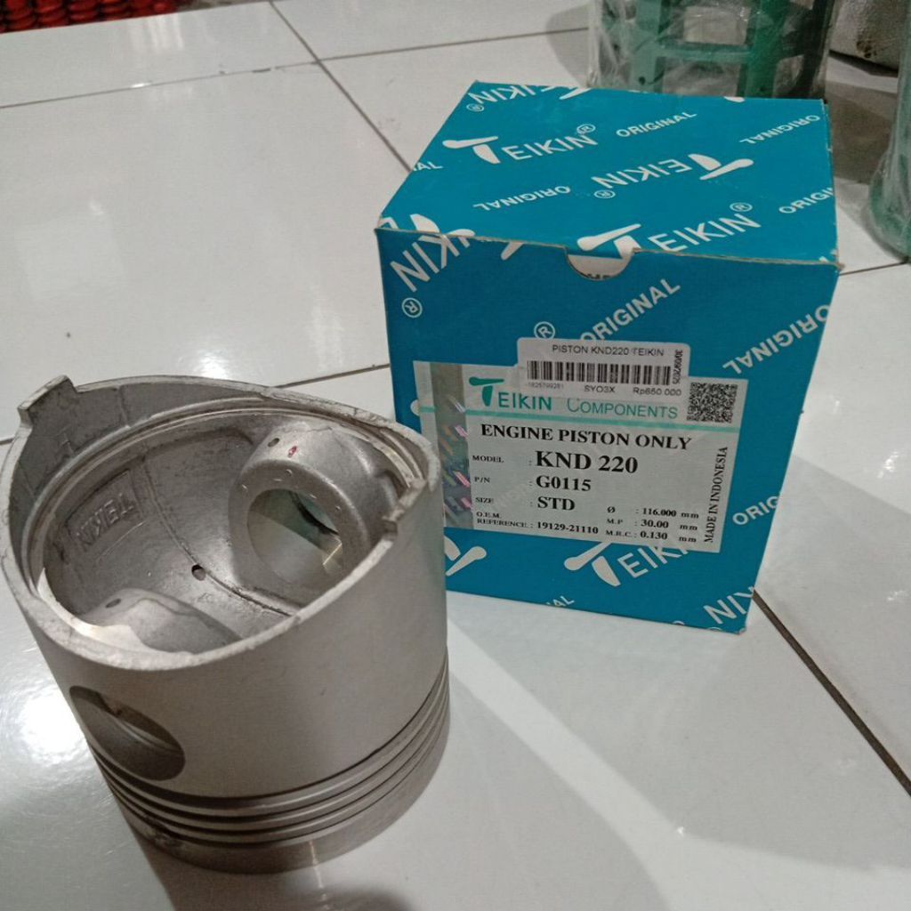 Piston KND 220 / Seher KND220 / Seker KND 220 Teikin / Engine Piston Only KND 220
