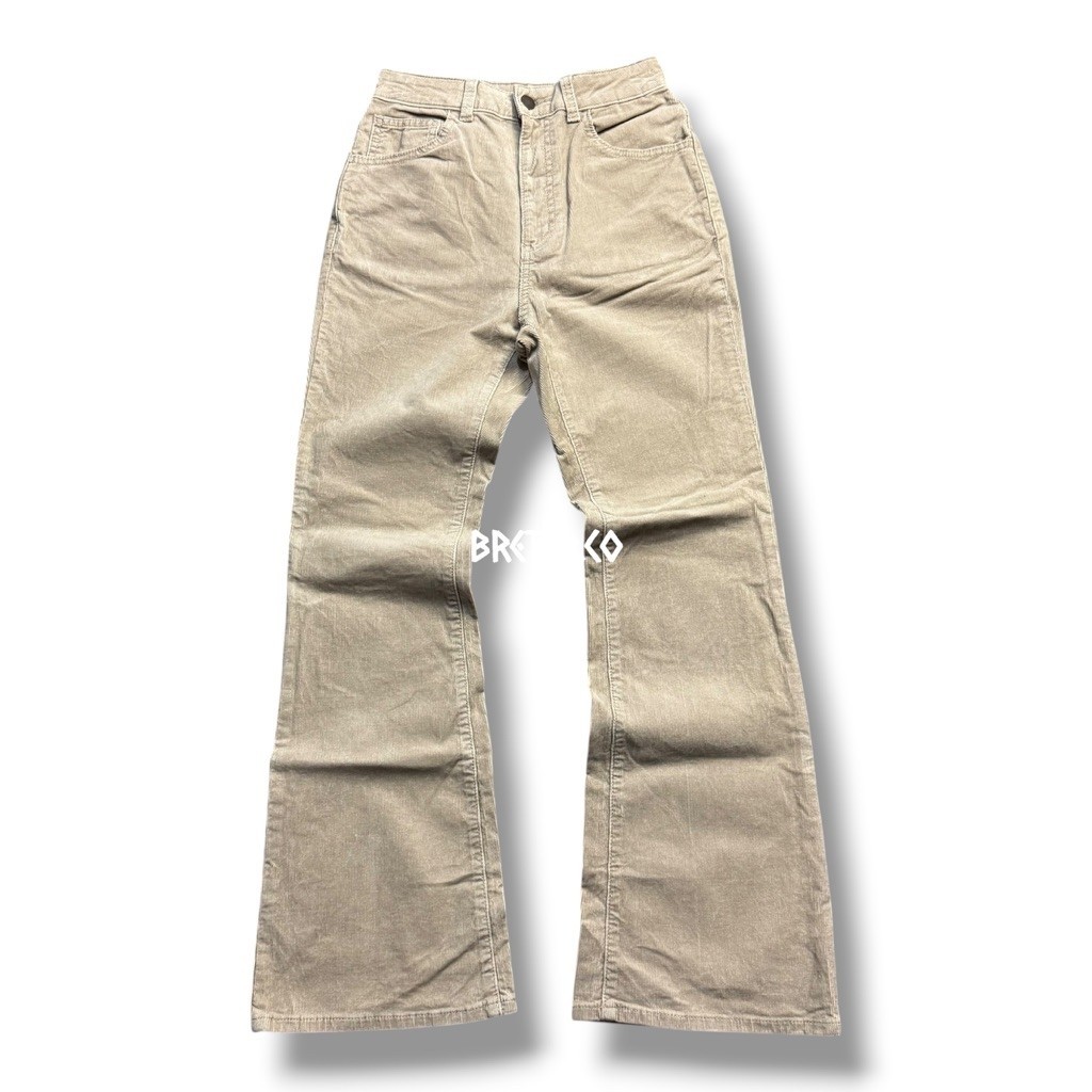 GU Uniqlo Bootcut Corduroy Pants  kode - A897 size 24-25 pinggang - 64
