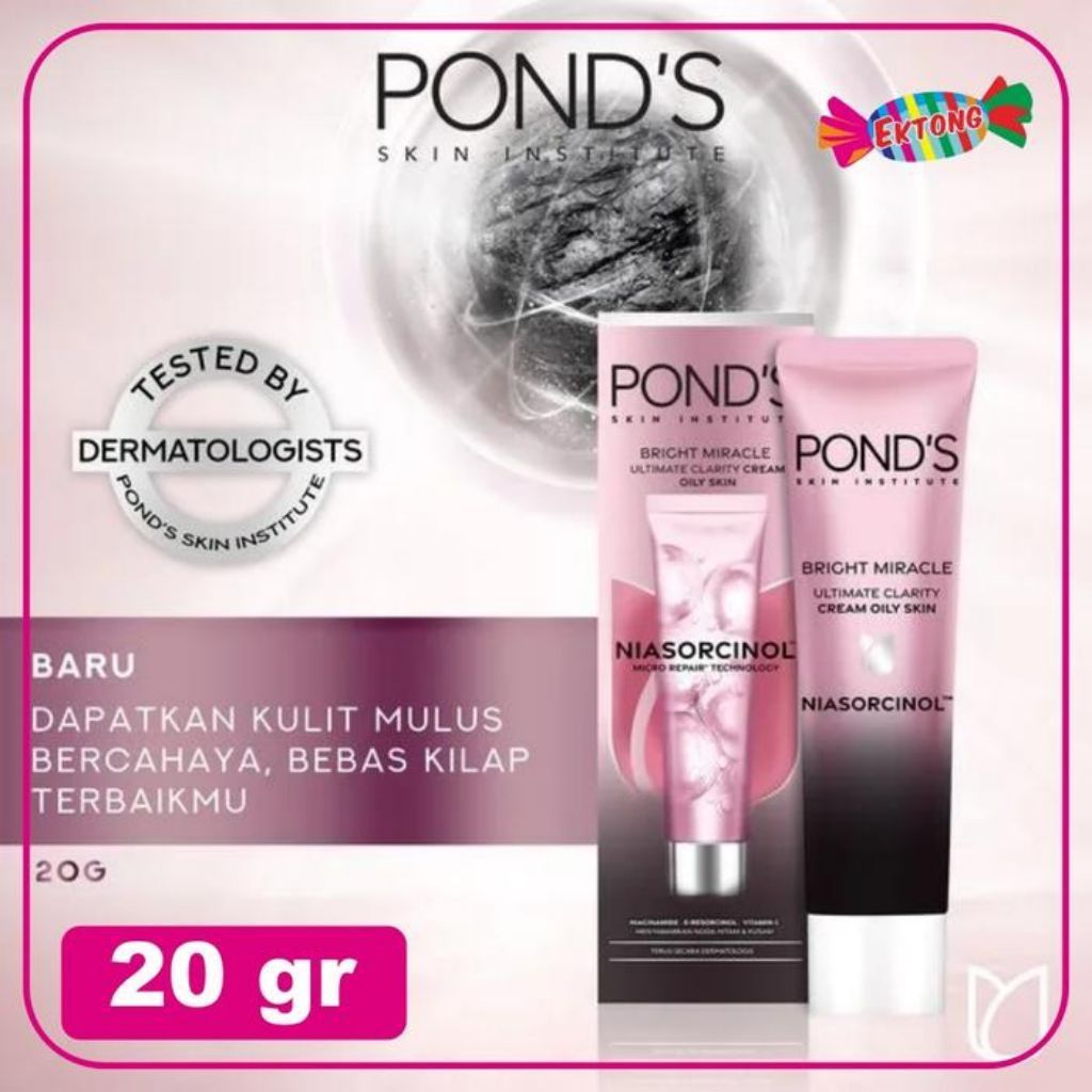 ponds skin institute bright miracle ultimate clarity cream oily skin niasorcinol