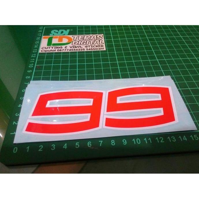 Promo Sticker Cutting 99 Lorenzo Diskon