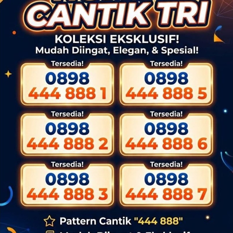 TRI/PERDANA TRI NOMOR CANTIK