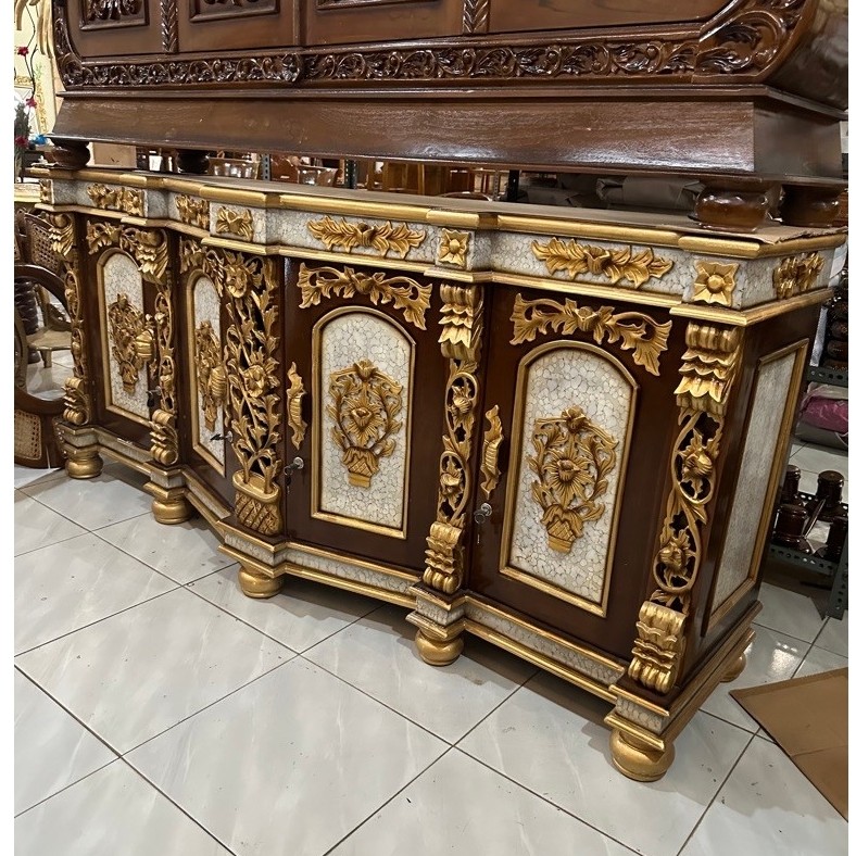 BUFET SHIMA/MEJA HIAS RUANG TAMU/BUFET TV KAYU JATI