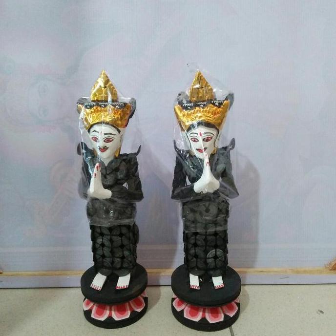 /////] Patung Pis Bolong 38cm Kepeng Sri rambut Sedana