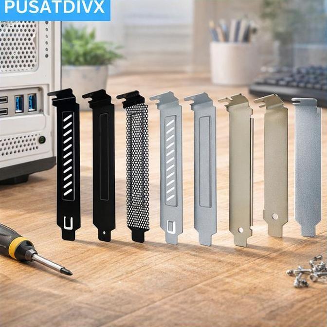 >>>>>] Pci Bracket Slot Cover Dust Filter Blank Panel Casing Case Komputer Pc