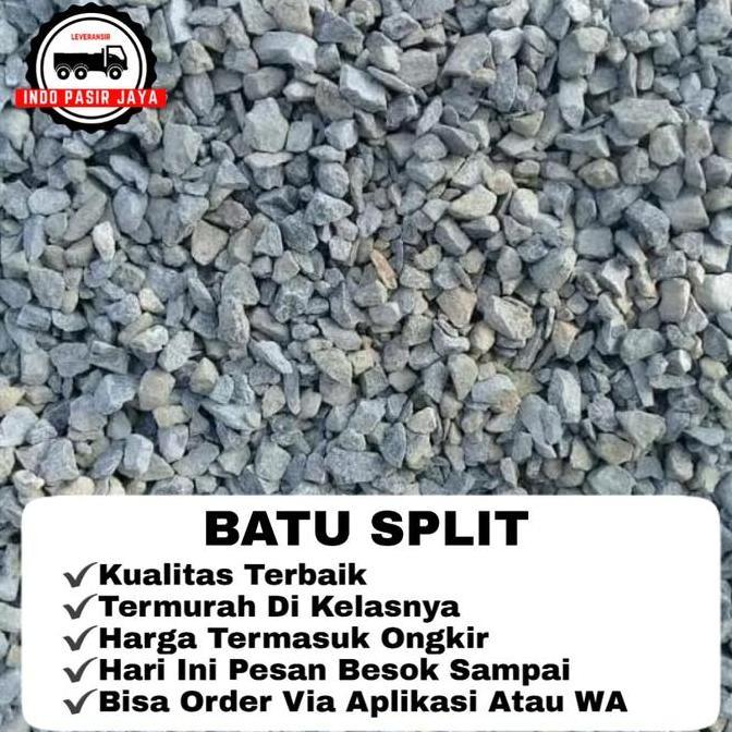 Terlaris Batu Split 5 Kubik / Free Ongkir