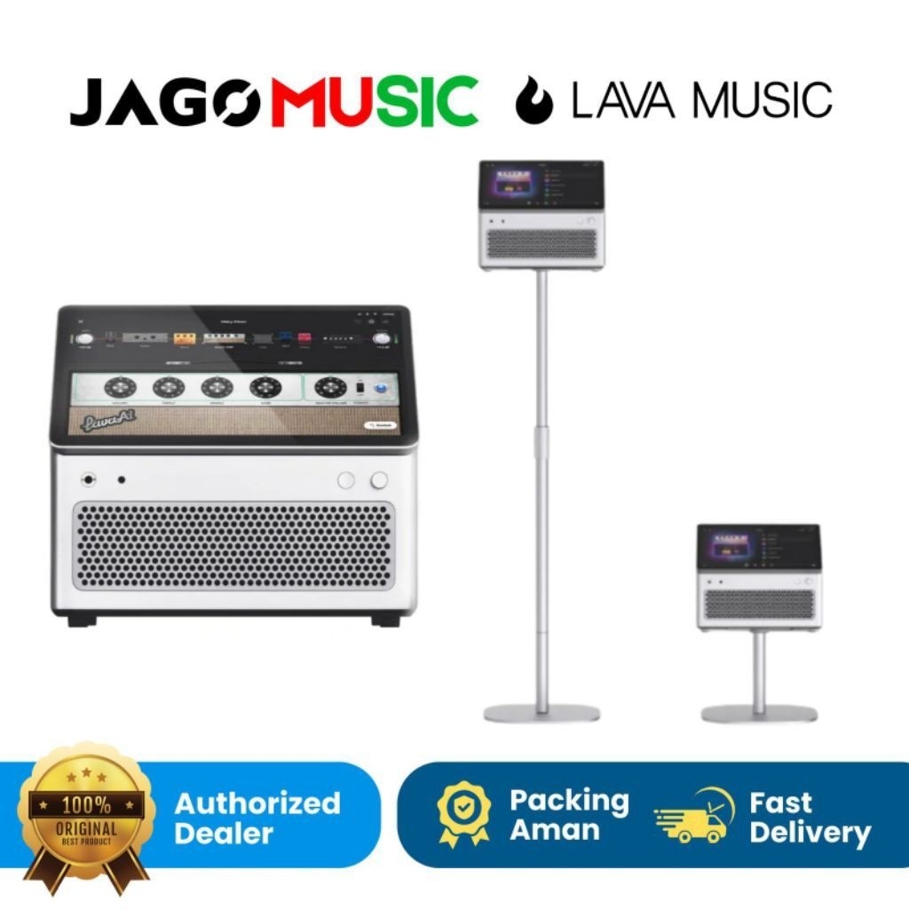 LAVA MUSIC LAVA STUDIO Modeling Guitar Amp Silver Amplifier Lava Studio