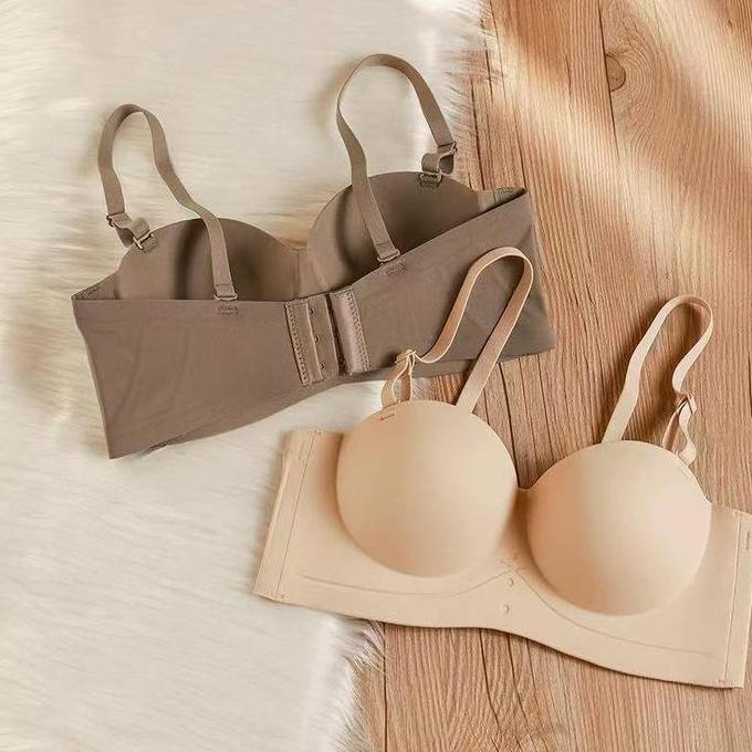 Oemahwear- Bra Setengah Cup Tanpa Tali Push-Up Untuk Dada Kecil, Terlihat Lebih Besar