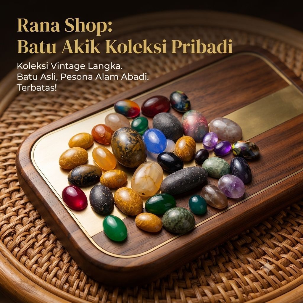 Batu Akik Koleksi Pribadi Vintage Langka Batu Asli Pesona Alam Abadi