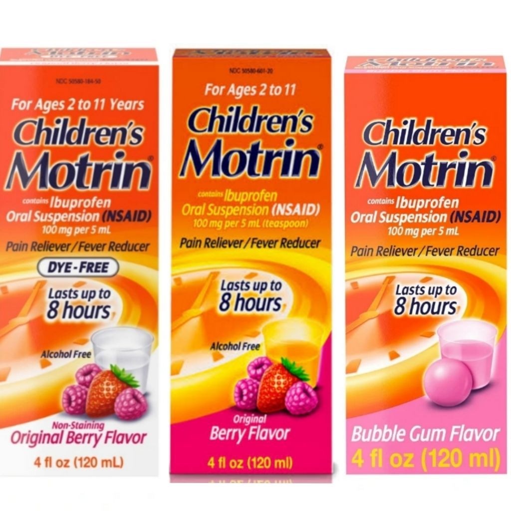 Children Motrin Liquid USA 120 ml Sirup Pendukung Kenyamanan Anak Usia 2-11 Tahun Original