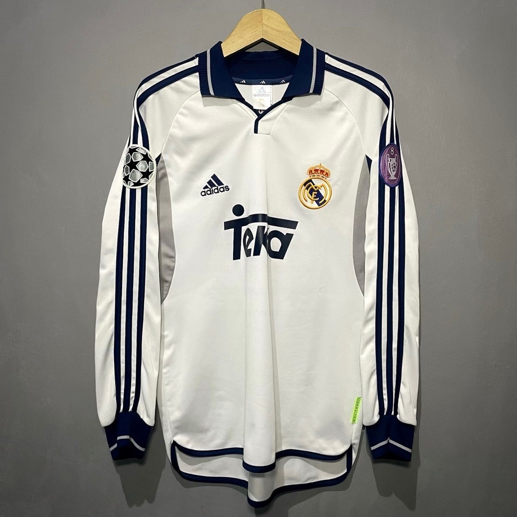 Jersey Original Real Madrid Home 2000/2001 LongSleeve Player Issue “Equipment” Raul - M Fit L
