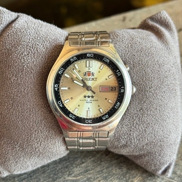 Orient 3 Star Railway Automatic Jam Tangan Bekas Original
