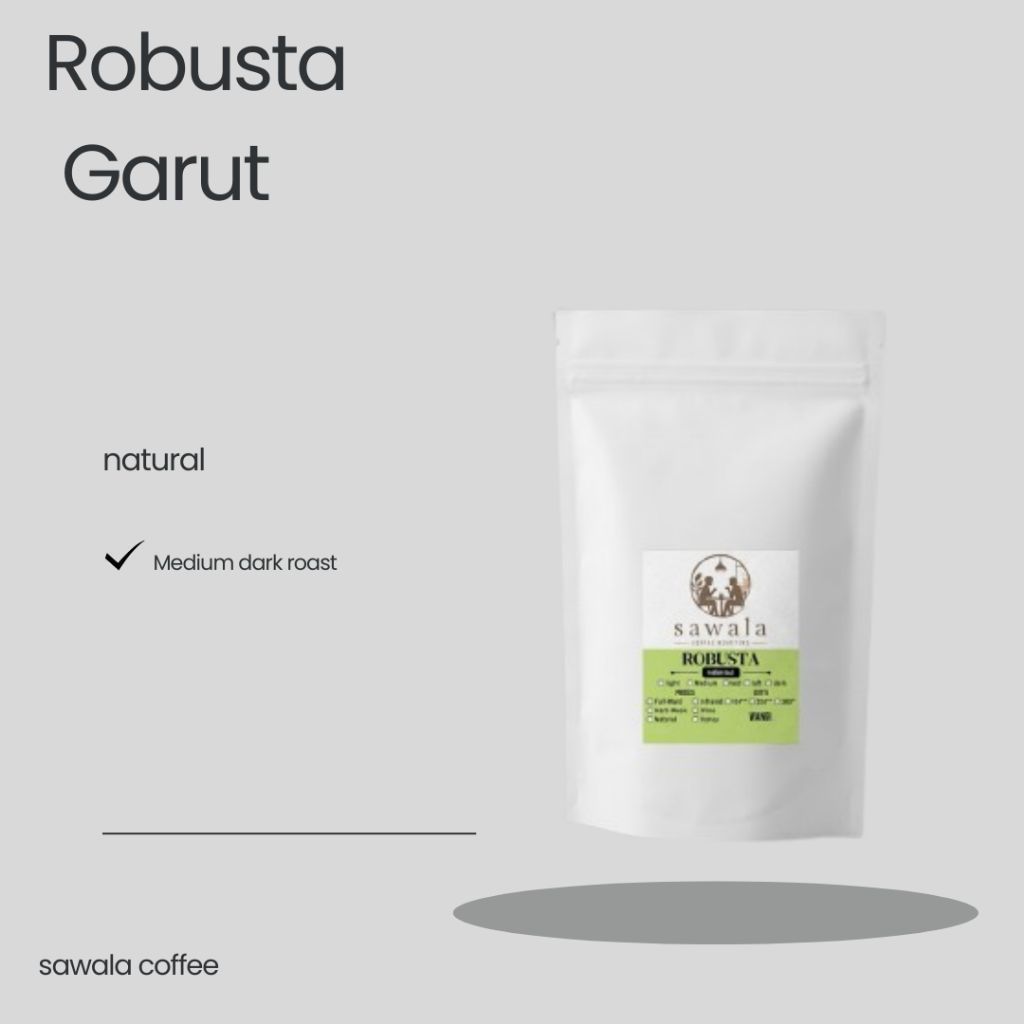 Kopi Robusta Garut | 100gr,| 100% Kopi Robusta Nusantara