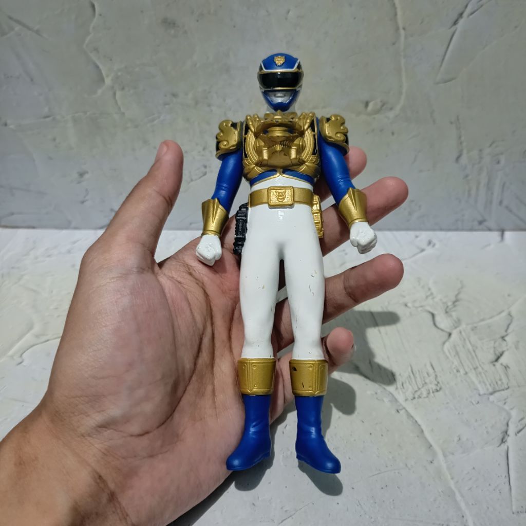 Sofubi Figure SHS Sentai Hero Series Goseiger Super Gosei Blue