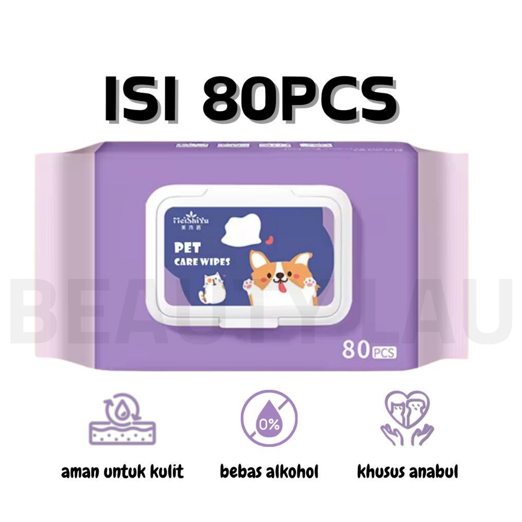 Tisu Basah Kucing Anjing Untuk Mandi Pet Wipes Tissue Tisu Kucing Buat Mandi Tissu Basah Kucing hewa