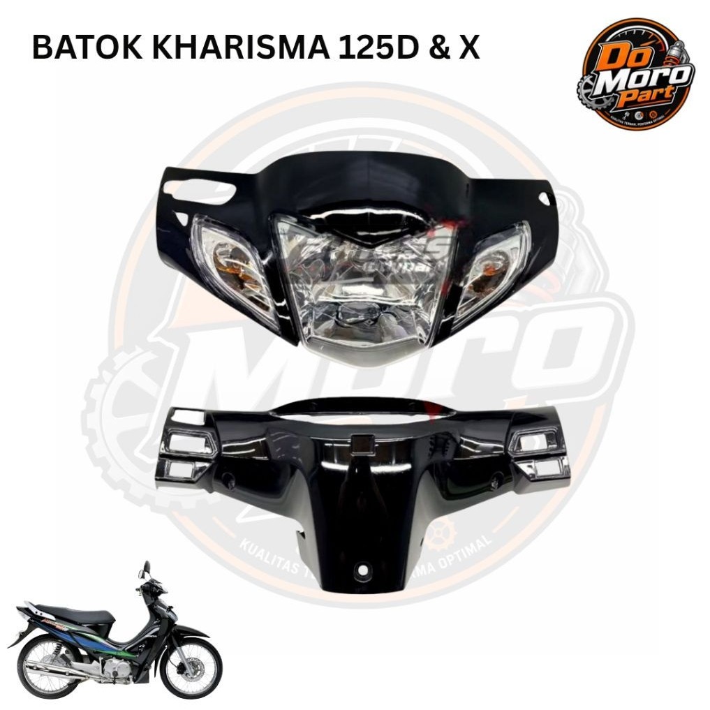 BATOK KHARISMA 125D & KHARISMA X 125 FULL SET – HITAM