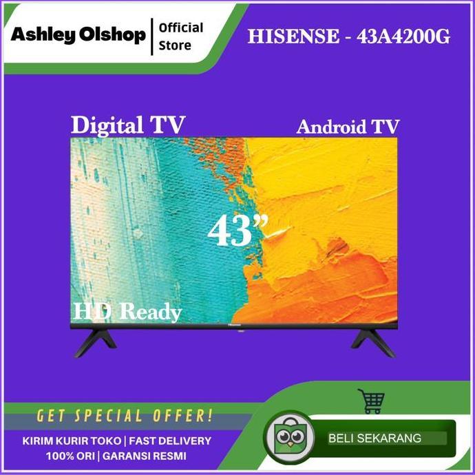 Tv Android 43 Inch Murah Hisense 43A4200G 43 Inch Digital Tv Smart 43