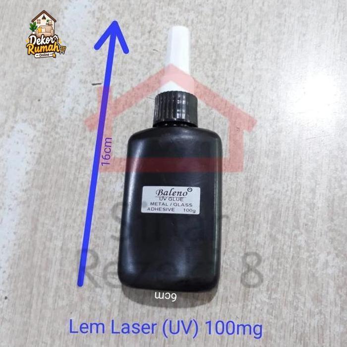 Lem UV Glue Laser Kaca Tatakan Besi Pen Iklan Paku 100g