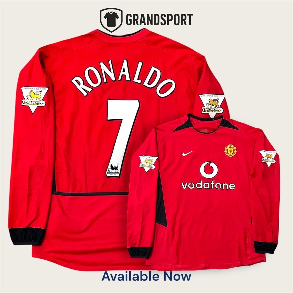 Original Jersey Manchester United 2002-04 Home Long Sleeve