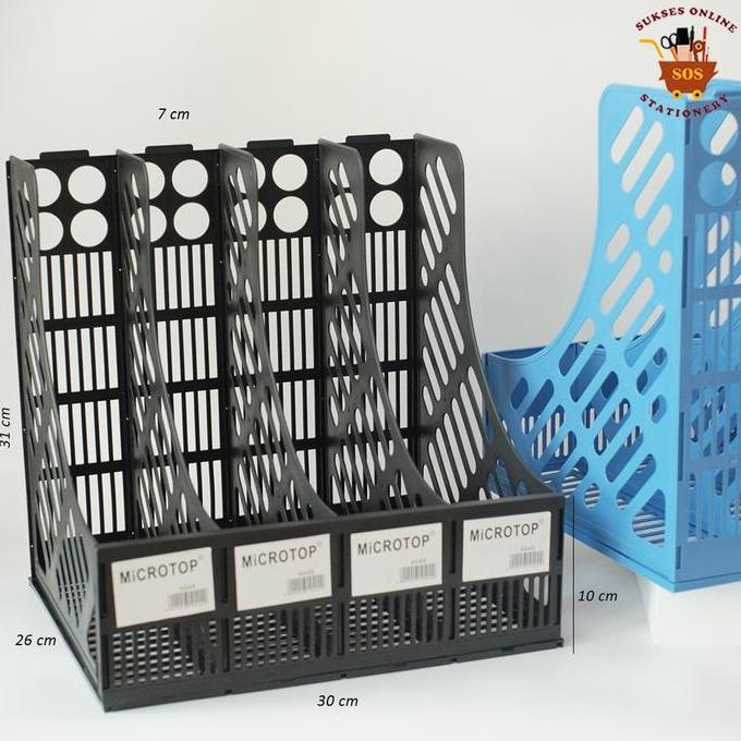 UF Box File 4 susun MICROTOP A-648 / Box File Plastik / Box Keranjang WSS