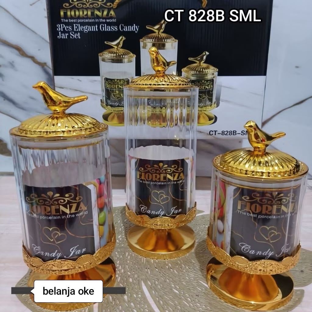 TOPLES KUE KACA TEBAL FIORENZA CT-828