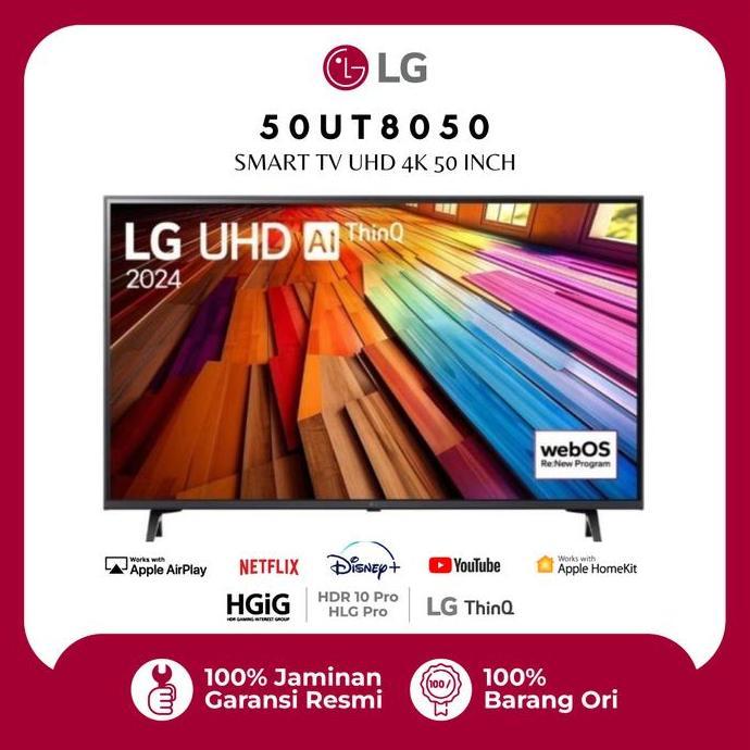 Lg Uhd Smart Tv 4K 50 Inch 50Ut8050