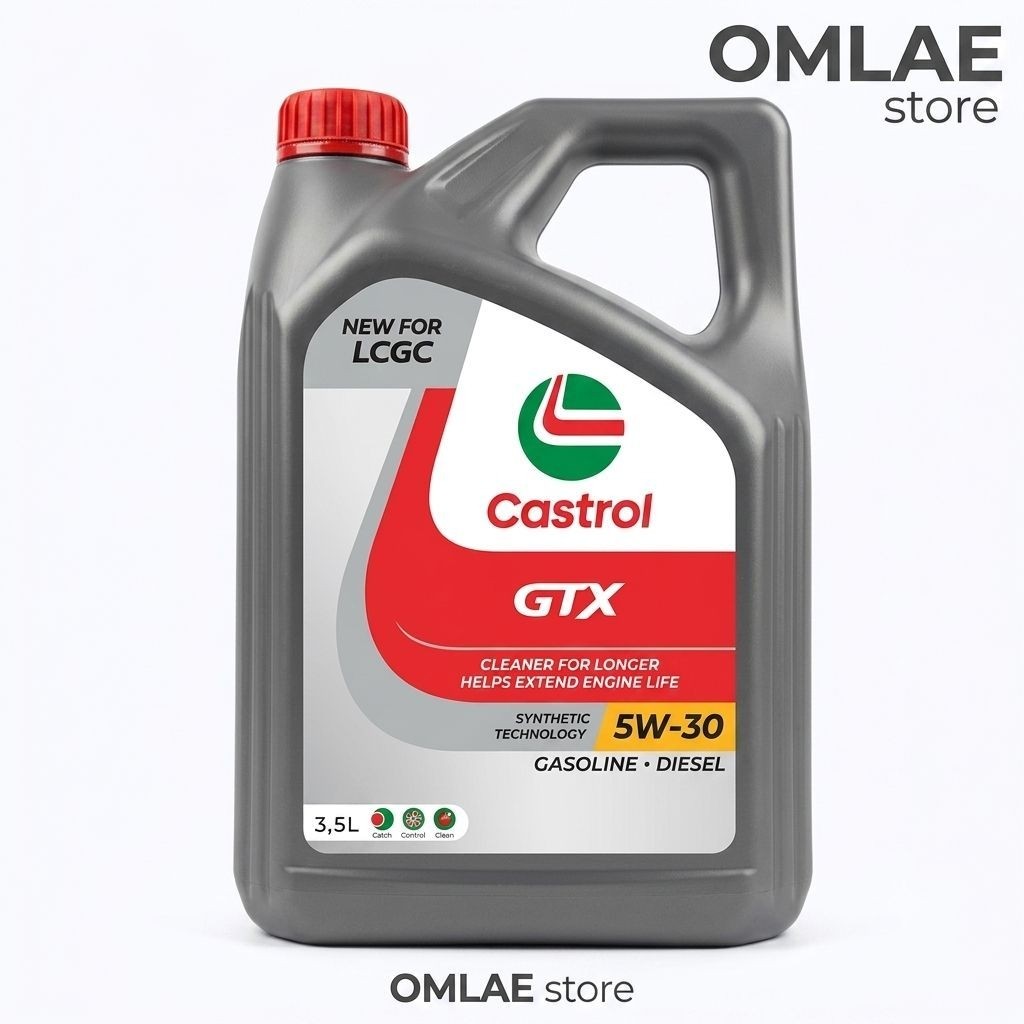 Oli Castrol Gtx 5W-30 3,5Liter Oli Mobil LCGC Oli Mesin Mobil