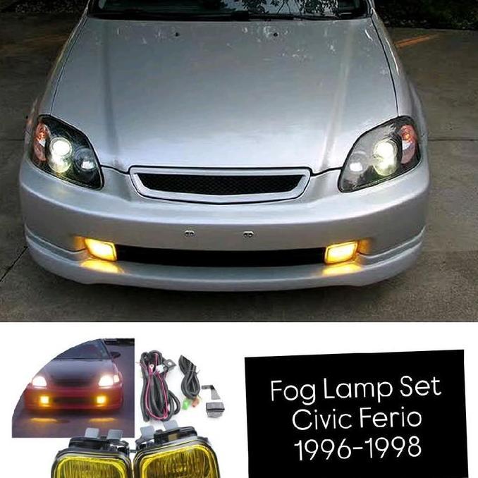 Foglamp Ferio Fog Lamp Civic Ferio Fog Lht Civic Ferio 1996-1999 Lampu Kabut