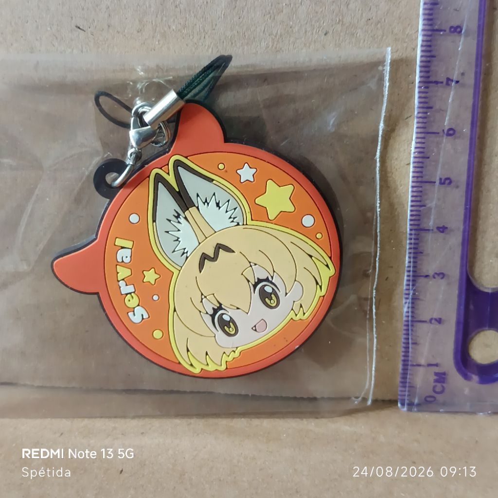 Kemono Friends Serval Rubber Keychain Strap Anime