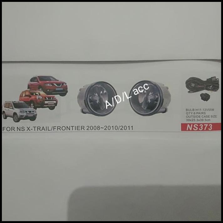 DISKON FOGLAMP BUMPER DEPAN LAMPU SOROT/KABUT MOBIL NISSAN X-TRAIL XTRAIL/FRONTIER 2008-2010/2011 MO