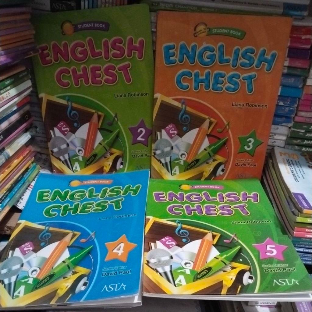 STUDENT BOOK ENGLISH CHEST 2 - 3 - 4 - 5 Series Editor David Paul - ASTA