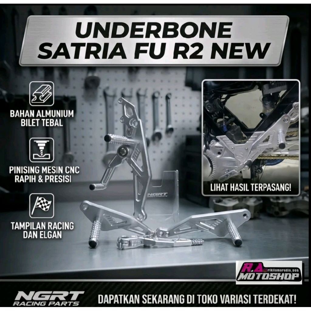 NGRT UNDERBONE NGRT R2 NEW MODEL SATRIA FU KARBU & SATRIA FU INJEKSI