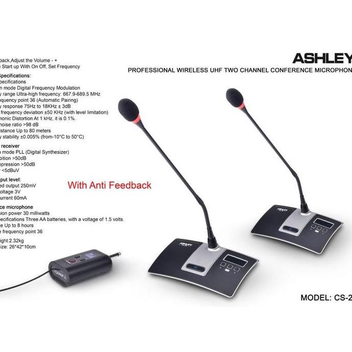 Nada- Mic Meja Wireles Ashley Cs28 Cs 28