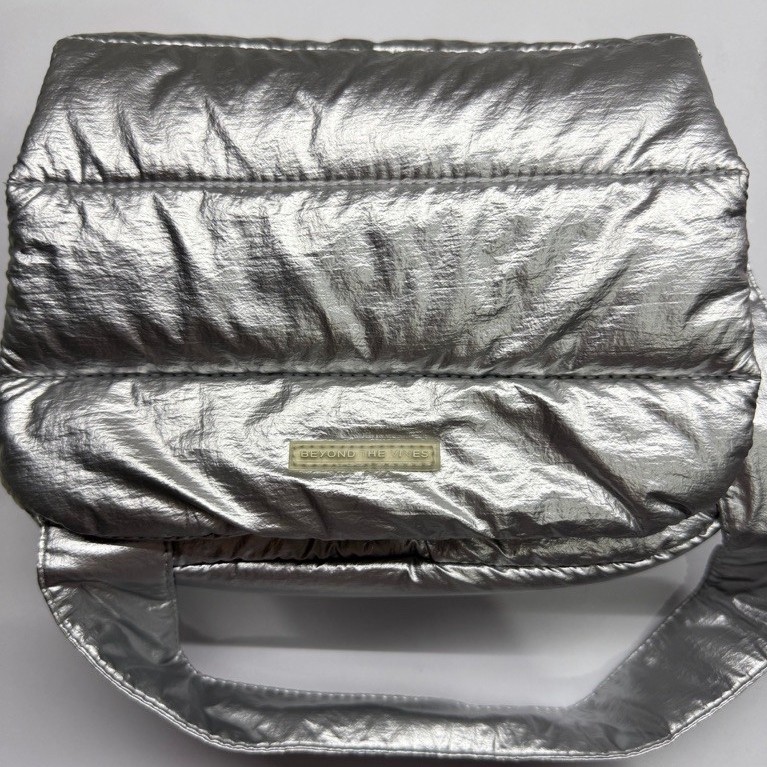 BTV Silver Puffy Bag (Preloved)